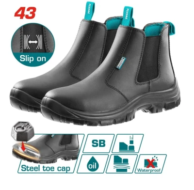 TOTAL  BOTAS  DE SEGURIDAD CON CUERO GOMA  TSP209SB.43 World Shop