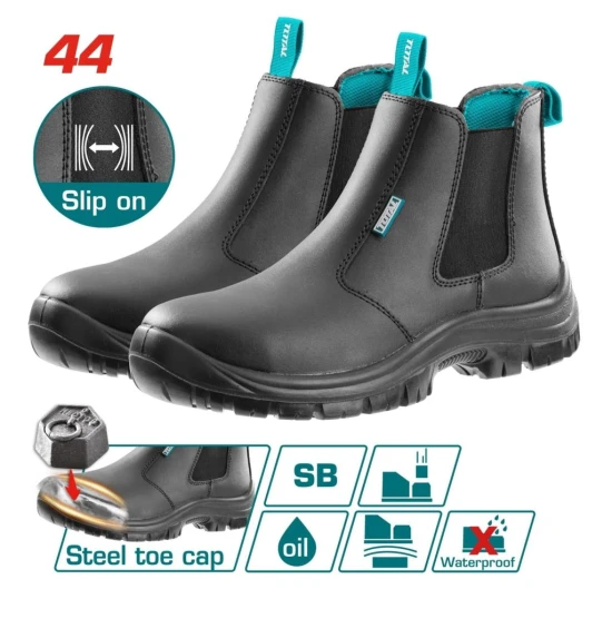 TOTAL BOTAS DE SEGURIDAD CON CUERO GOMA    TSP209SB.44 World Shop