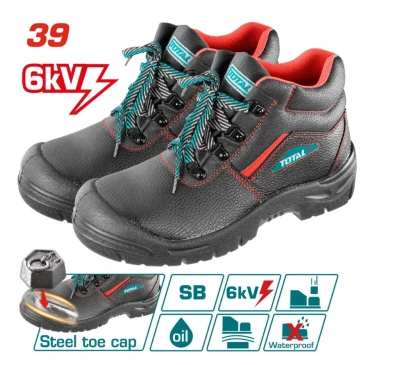 TOTAL  BOTAS DE SEGURIDAD  TSP207IDSB.39 NEGRO/ROJO World Shop