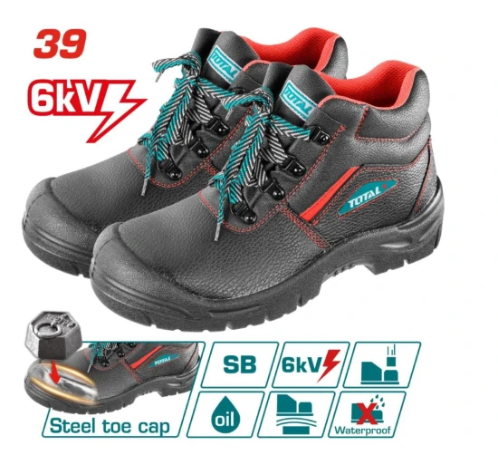 TOTAL  BOTAS DE SEGURIDAD  TSP207IDSB.39 NEGRO/ROJO World Shop