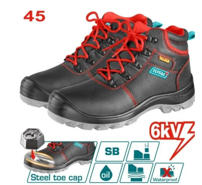 TOTAL  BOTAS DE SEGURIDAD  TSP207IDSB.45  NEGRO/ROJO World Shop