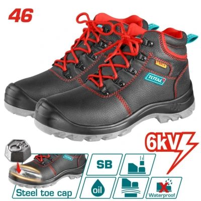 TOTAL  BOTAS DE SEGURIDAD  TSP207IDSB.46 NEGRO/ROJO World Shop