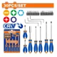 WADFOW JUEGO DE DESTORNILLADOR WSS1430 30PCS World Shop