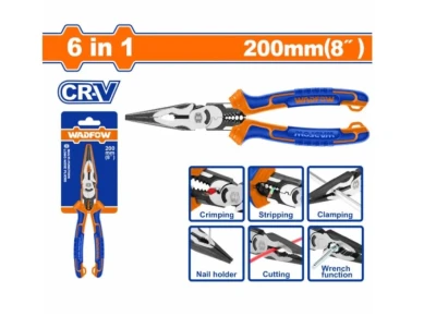 WADFOW ALICATE MULTIFUNCION DE PUNTA LARGA WPL2778 World Shop
