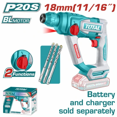 TOTAL  ROTOMARTILLO 20V 18MM  TRHLI20188 World Shop