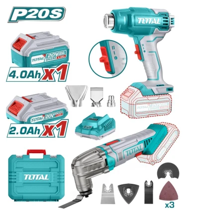 TOTAL COMBO 2PCS PISTOLA DE CALOR + MULTI-HERRAMIENTAS  TOSLI230705 World Shop