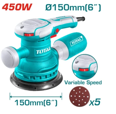 TOTAL LIJADORA  ROTATIVA CON VELOCIDAD VARIABLE    TF2061506 450W World Shop
