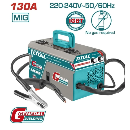 TOTAL MÁQUINA DE SOLDAR  TFC13018 130A 220V World Shop