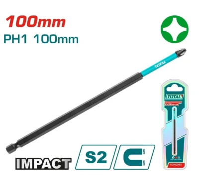 TOTAL  PUNTAS DE DESTORNILLADOR TACIM71PH1100  PH1X100MM World Shop