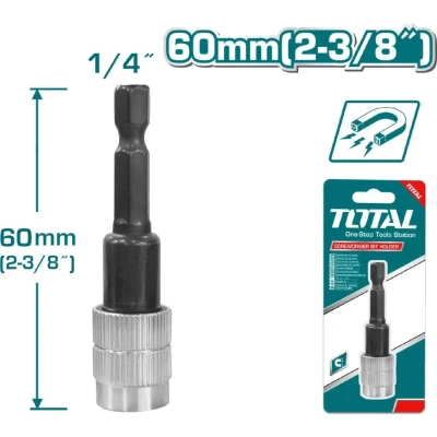 TOTAL  PORTA PUNTAS DE DESTORNILLADOR  TAC462602 60MM World Shop