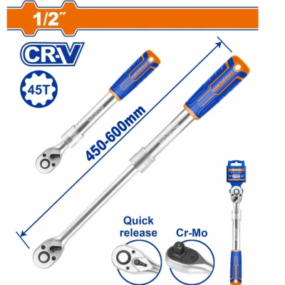 WADFOW  LLAVE TRINQUETE  EXTENSIBLE  1/2 450-600MM  WRW6212  World Shop