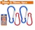 WADFOW MOSQUETÓN 4PCS WQL2K01 World Shop