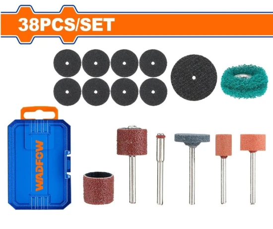 WADFOW ACCESORIOS PARA RECTIFICADOR  38PCS   WRR5038  World Shop