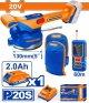 WADFOW KIT COMBINADO DE MÁQUINA VIBRADORA INALÁMBRICA PARA AZULEJOS 3PCS   WOS241185 World Shop