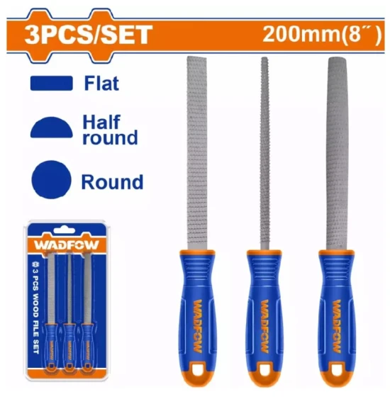 WADFOW KIT LIMA PARA MADERA 3PCS WSF1403 World Shop
