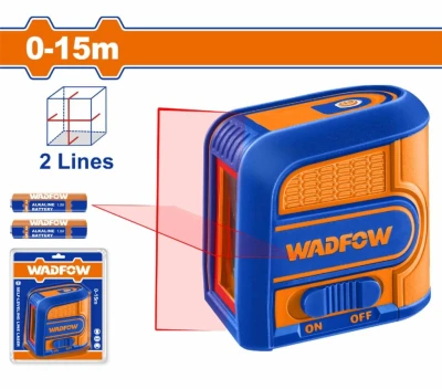 WADFOW NIVEL LASER 3D ROJO 15MT  2 LINEAS  WLE1M03 World Shop