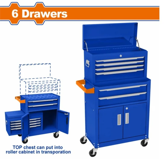 WADFOW CAJA DE HERRAMIENTAS CON 6 GAVETAS  WCS4A08 World Shop