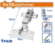 WADFOW BISAGRAS PARA ARMARIO 6X10CM  WYD1901 World Shop