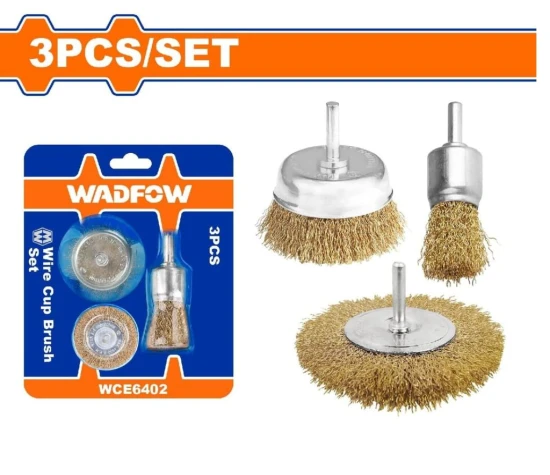 WADFOW JUEGO CEPILLO DE ALAMBRE 3PCS   WCE6402  World Shop