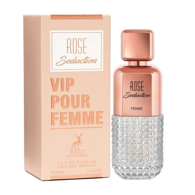 MAISON ALHAMBRA PERFUME FEMENINO ROSE SEDUCTION VIP 100ML World Shop