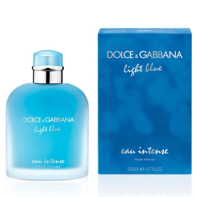 DOLCE & GABBANA PERFUME MASCULINO LIGHT BLUE INTENSE EDP 200ML World Shop