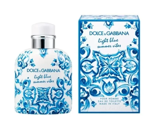DOLCE & GABBANA PERFUME MASCULINO LIGHT BLUE SUMMER VIBES EDT 125ML World Shop