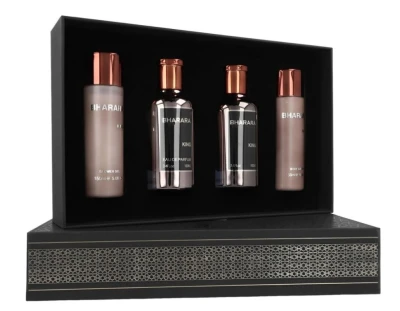 BHARARA PERFUME MASCULINO KIT KING EDP 4 PCS World Shop