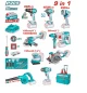 TOTAL  COMBO 9PCS MOTOR SIN ESCOBILLAS  TOSLI250381 World Shop