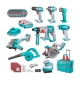 TOTAL  COMBO 9PCS MOTOR SIN ESCOBILLAS  TOSLI250381 World Shop