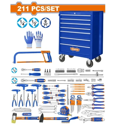 WADFOW  KIT DE HERRAMENTAS  211PCS   WHS3211   World Shop