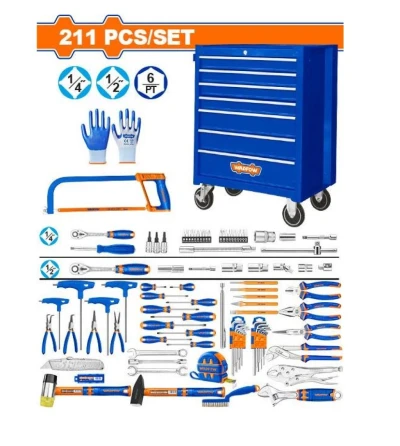 WADFOW  KIT DE HERRAMENTAS  211PCS   WHS3211   World Shop