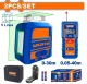 WADFOW COMBO NIVEL LASER 5 LINEAS + MEDIDOR DE DISTANCIA  WLDK3901 World Shop