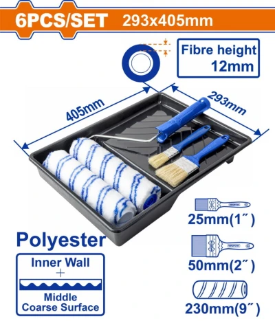 WADFOW KIT DE PINTURA  WCB3H62 6PCS World Shop