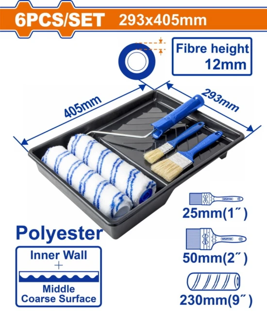 WADFOW KIT DE PINTURA  WCB3H62 6PCS World Shop