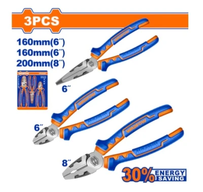 WADFOW JUEGO DE ALICATES WPS0613  3PCS World Shop