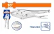 WADFOW  ALICATE DE PRESIÓN DE PUNTA RECTA WLP2C10 10 World Shop