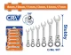 WADFOW JUEGO DE LLAVES DE TRINQUETE CORTAS AJUSTABLES  WSP7406 6PCS World Shop