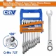 WADFOW SET  LLAVES  COMBINADA C/ TRINQUETE WSP5212 12PCS World Shop