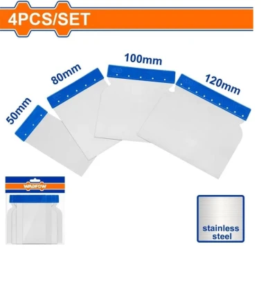WADFOW  JUEGO DE RASPADORES  4PCS  WPT4E41  World Shop