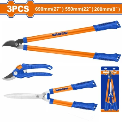 WADFOW JUEGO DE TIJERAS DE PODAR 3PCS  WPR3E03 World Shop
