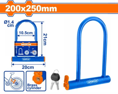 WADFOW CANDADO DE BICICLETA EN U  WBK6125 World Shop