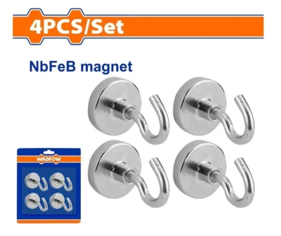 WADFOW JUEGO DE GANCHOS MAGNETICOS 4PCS WZE2K11 World Shop
