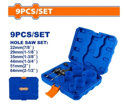 WADFOW JUEGO DE SIERRAS COPO BIMETÁLICAS  9PCS WKJ3491  World Shop