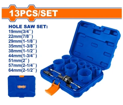 WADFOW JUEGO DE SIERRAS COPO BIMETÁLICAS 13PCS  WKJ3413  World Shop