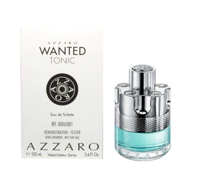  AZZARO PERFUME MASCULINO  WANTED TONIC EDT 100ML TESTER World Shop