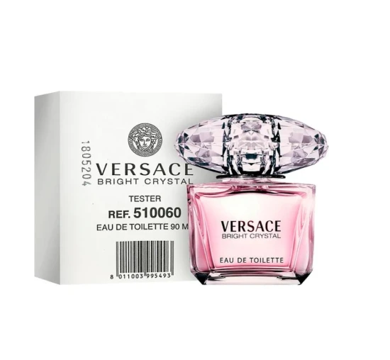 VERSACE PERFUME FEMENINO  BRIGHT CRYSTAL EDT 90ML TESTER World Shop