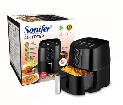 SONIFER FREIDORA DE AIRE ELÉCTRICA 1400W TEMPORIZADOR Y TEMPERATURA AJUSTABLE  4.2L SF-1011 World Shop