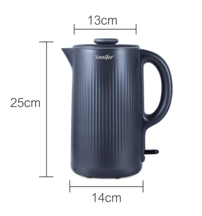 SONIFER JARRA ELÉCTRICA APAGADO AUTOMÁTICO 1500W 1.7L SF-2096 World Shop