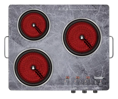 SONIFER ESTUFA ELÉCTRICA DE TRES QUEMADORES 3500W 220V SF-3067 World Shop