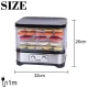 SONIFER DESHIDRATADOR DE FRUTAS 250 W  SF-4017 World Shop
